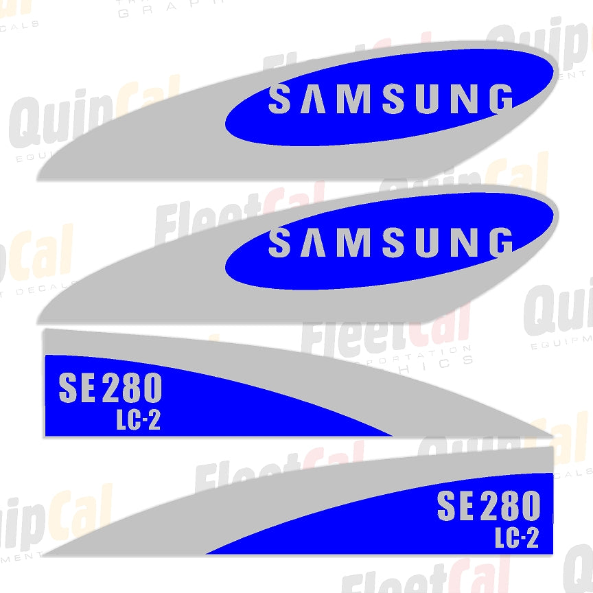 Samsung Excavator Decal Set