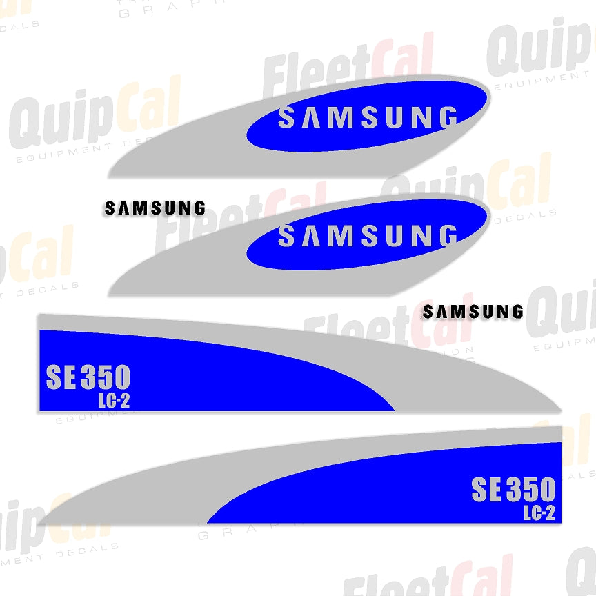 Samsung Excavator Decal Set