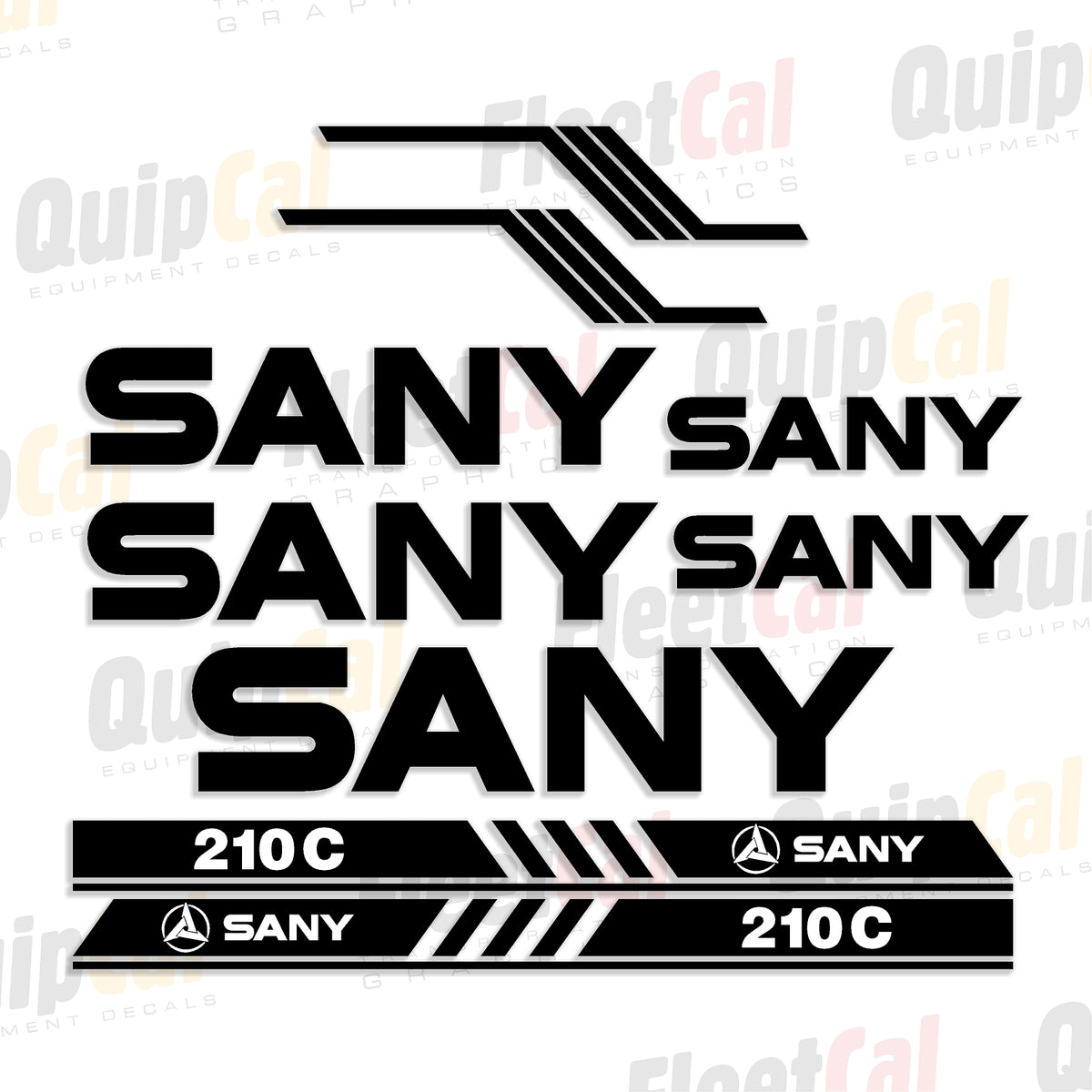 Sany Excavator Decals