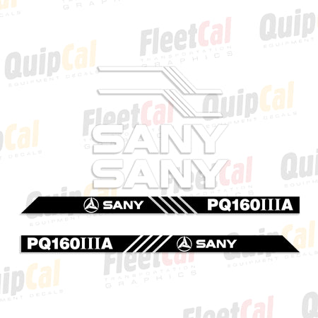 Sany Grader Decals