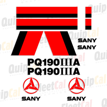 Sany Grader Decals