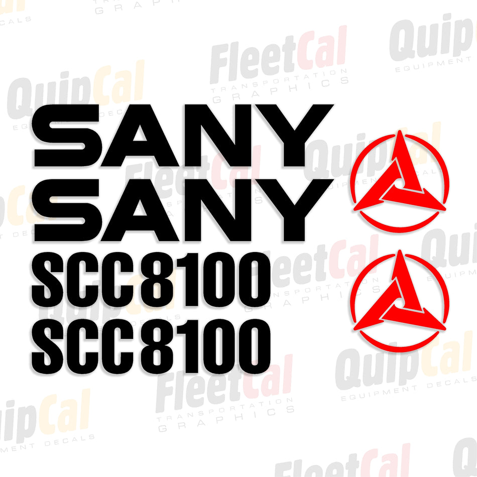 Sany Crane Decals