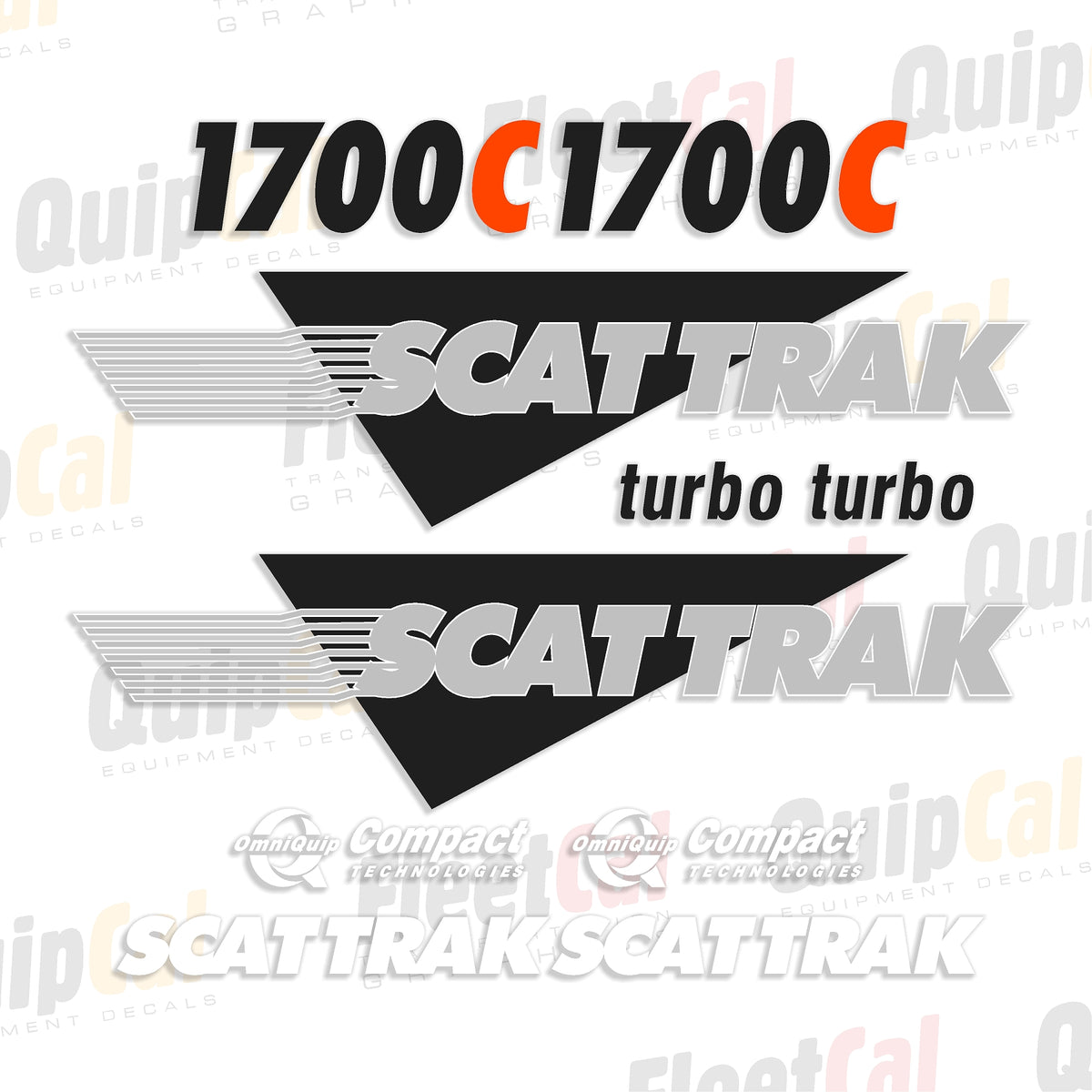 Scat Trak Skid Loader Decal Set