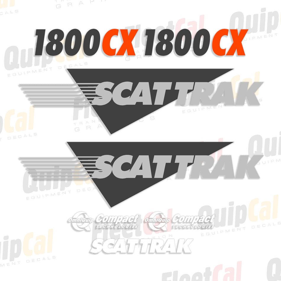 Scat Trak Skid Loader Decal Set