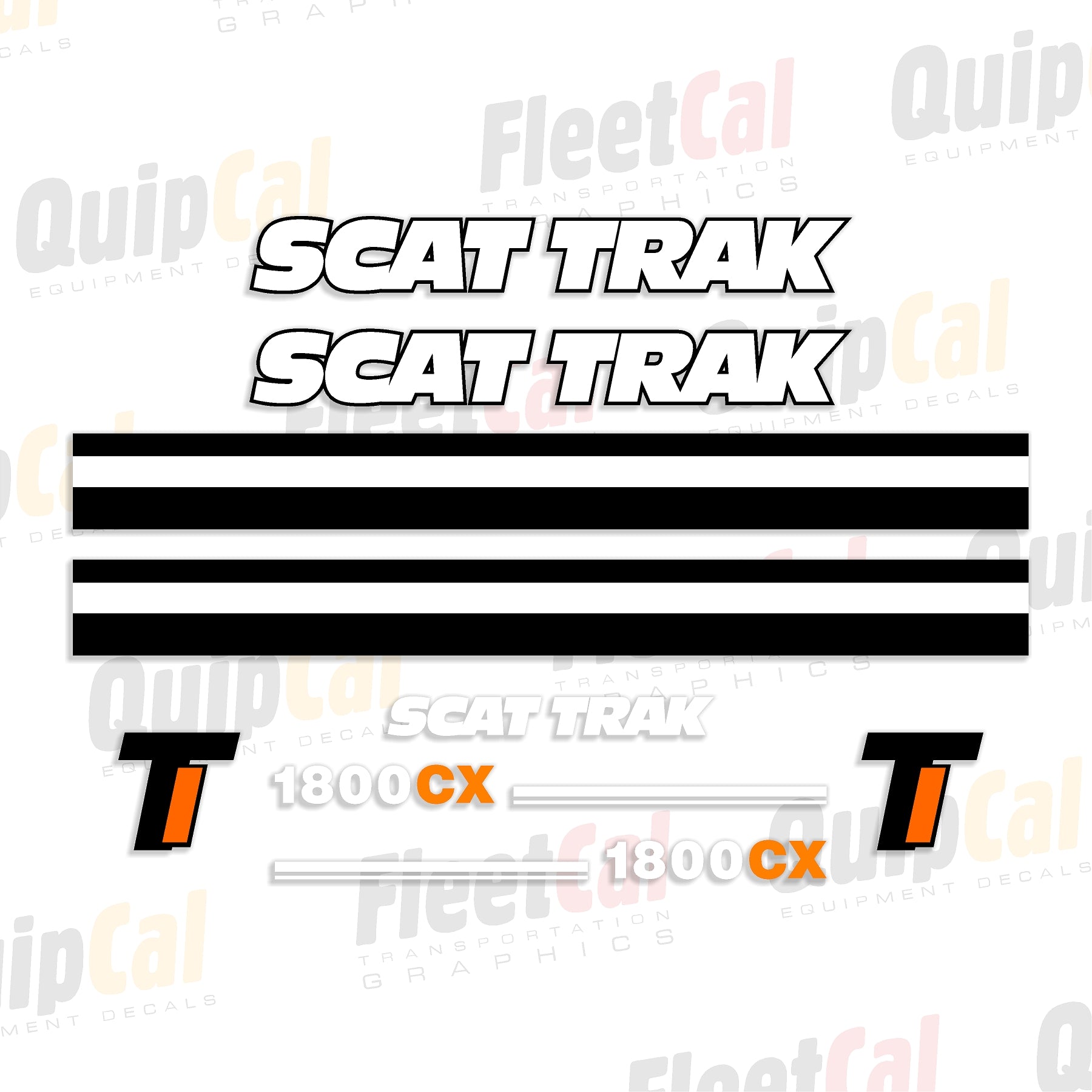 Scat Trak Skid Loader Decal Set