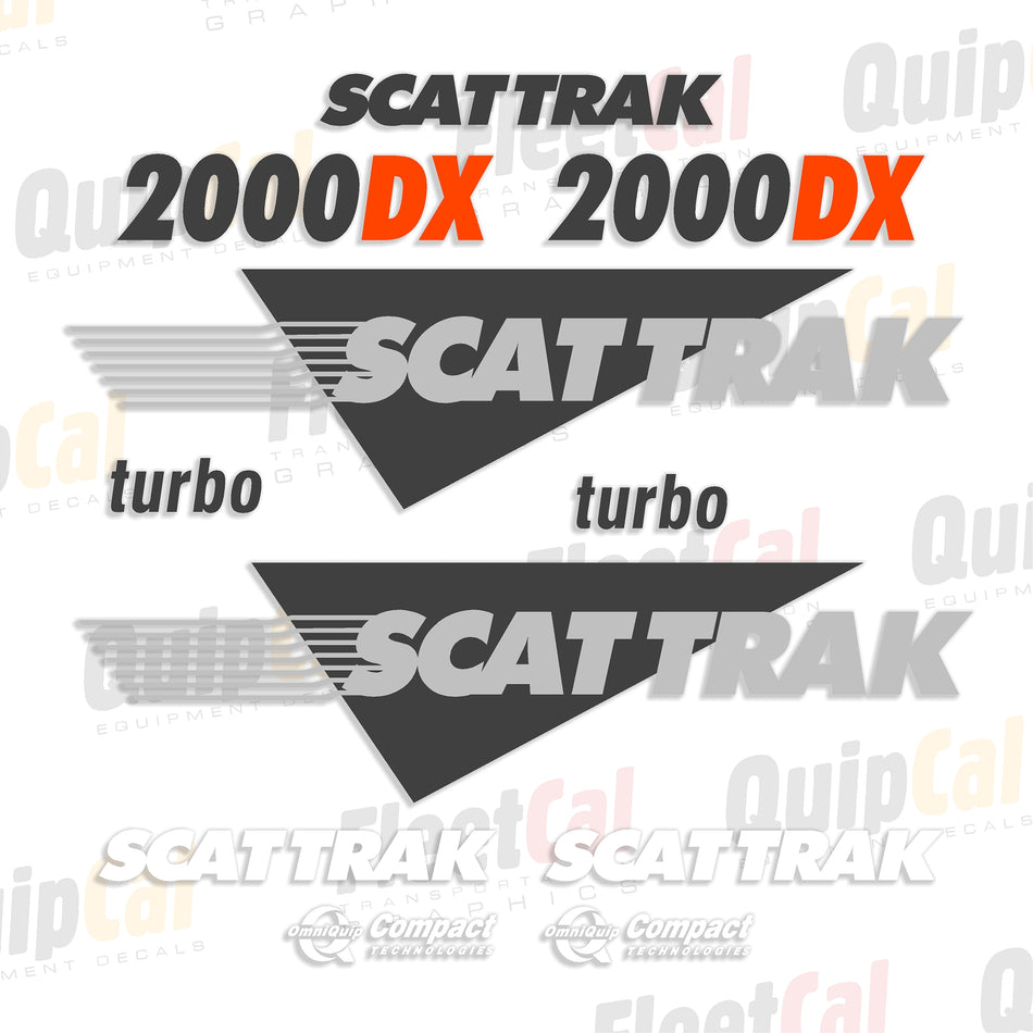 Scat Trak Skid Loader Decal Set