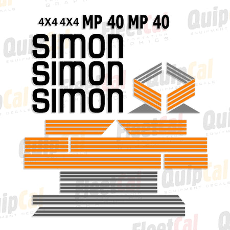 Simon Manlift Decals