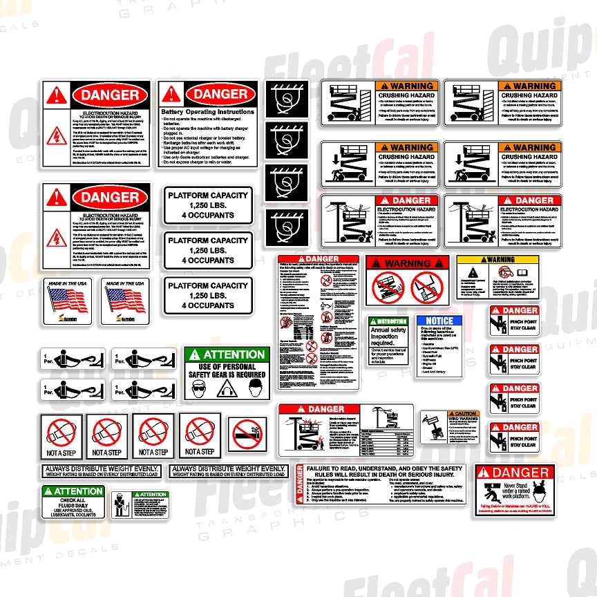 Simon Manlift Decals