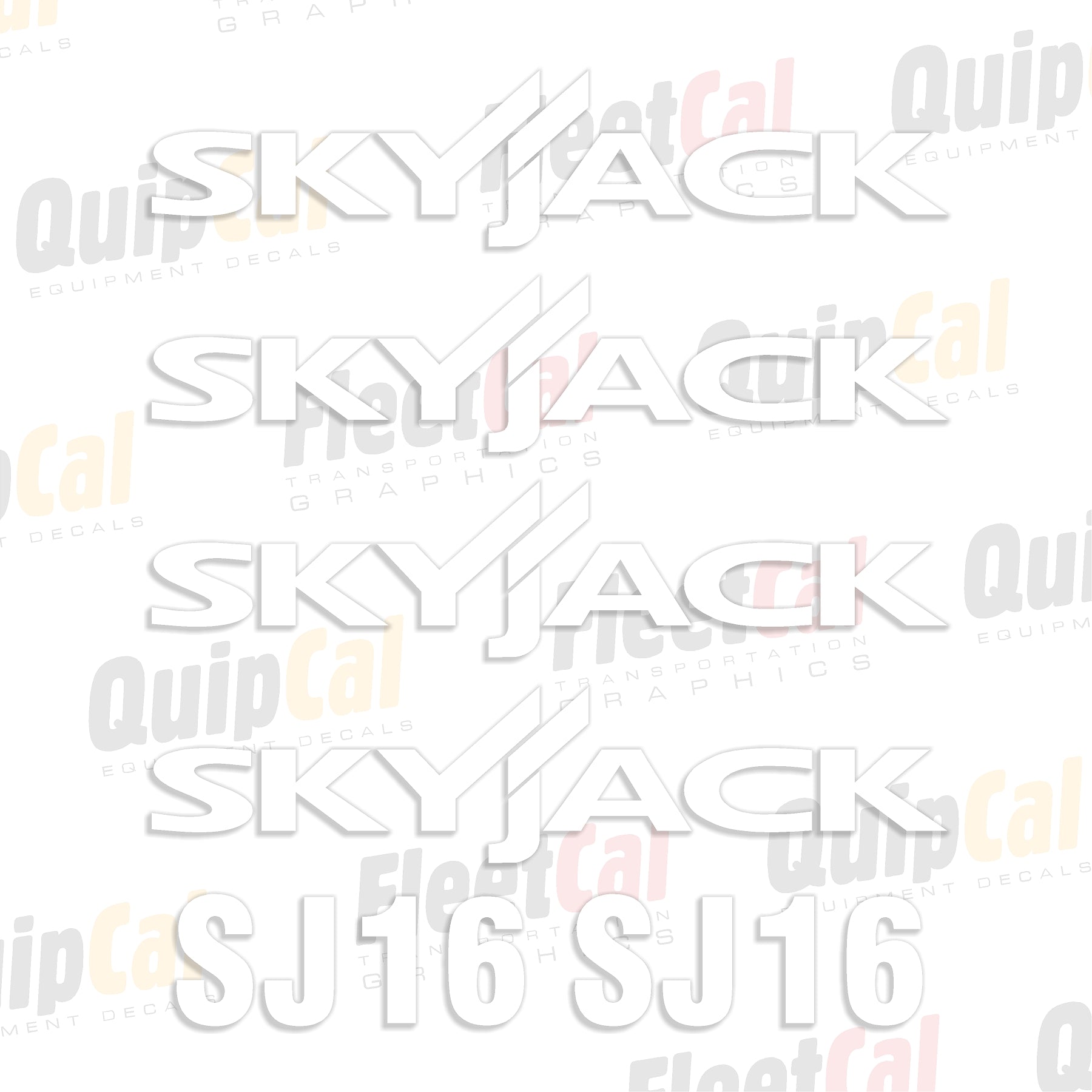 Skyjack Manlift Decals