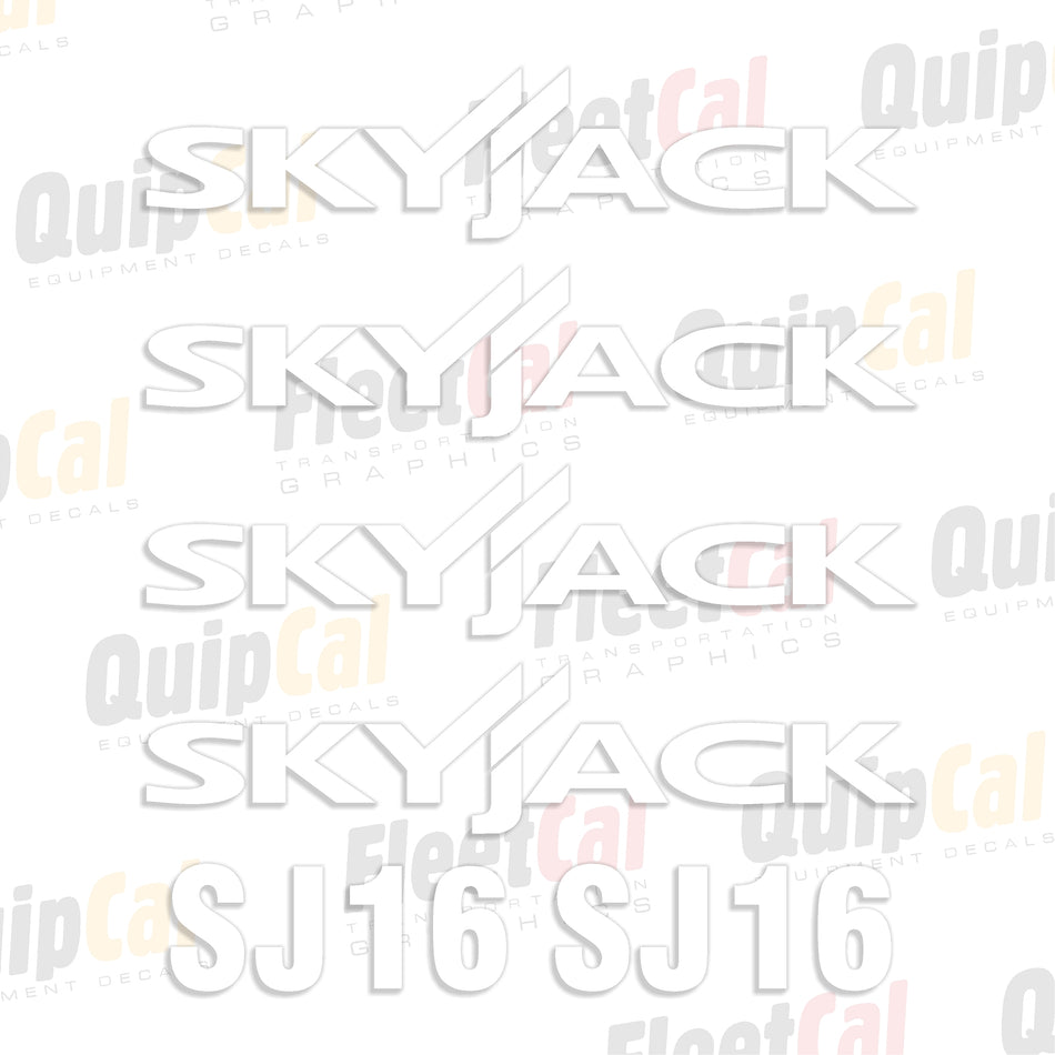 Skyjack Manlift Decals