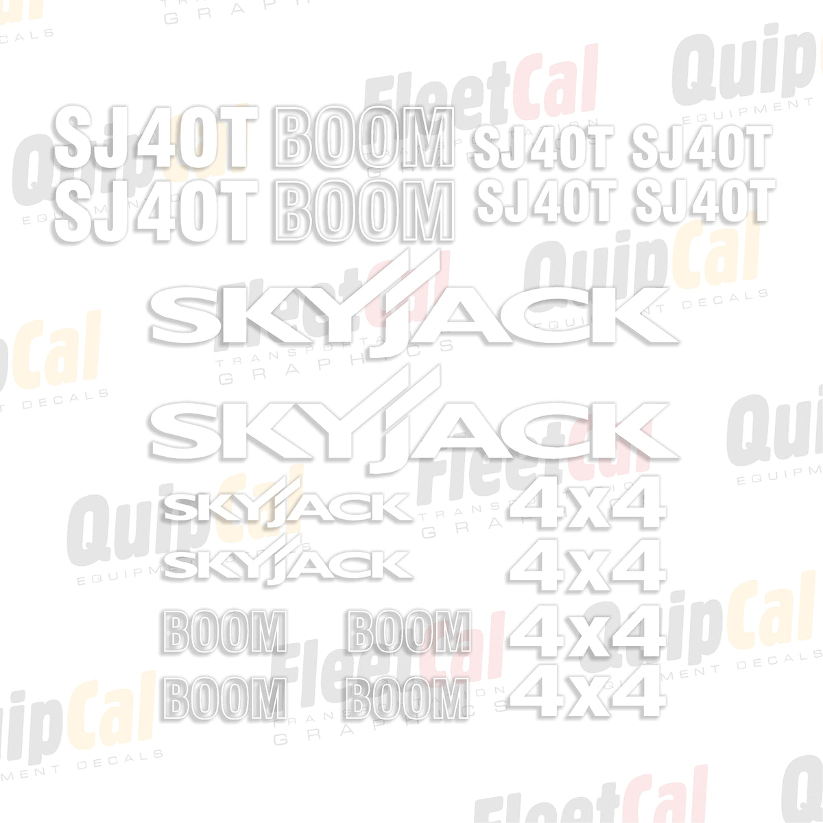 Skyjack Telescopic Manlift Decals