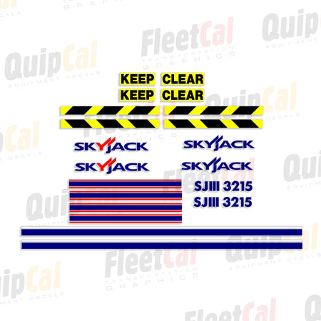 Skyjack Scissor Lift Decals