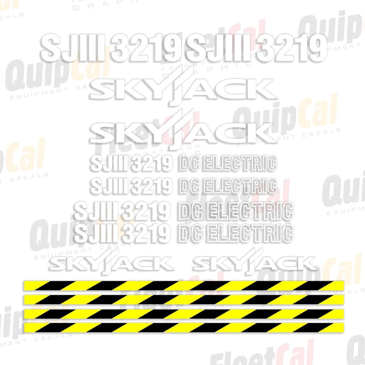 Skyjack Scissor Lift Decals