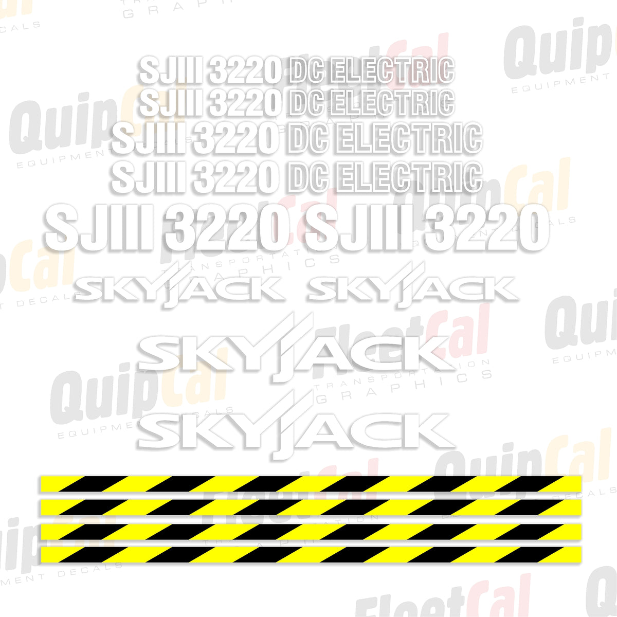 Skyjack Scissor Lift Decals