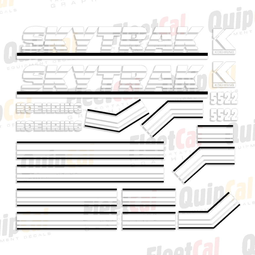 Skytrak Telehandler Decals