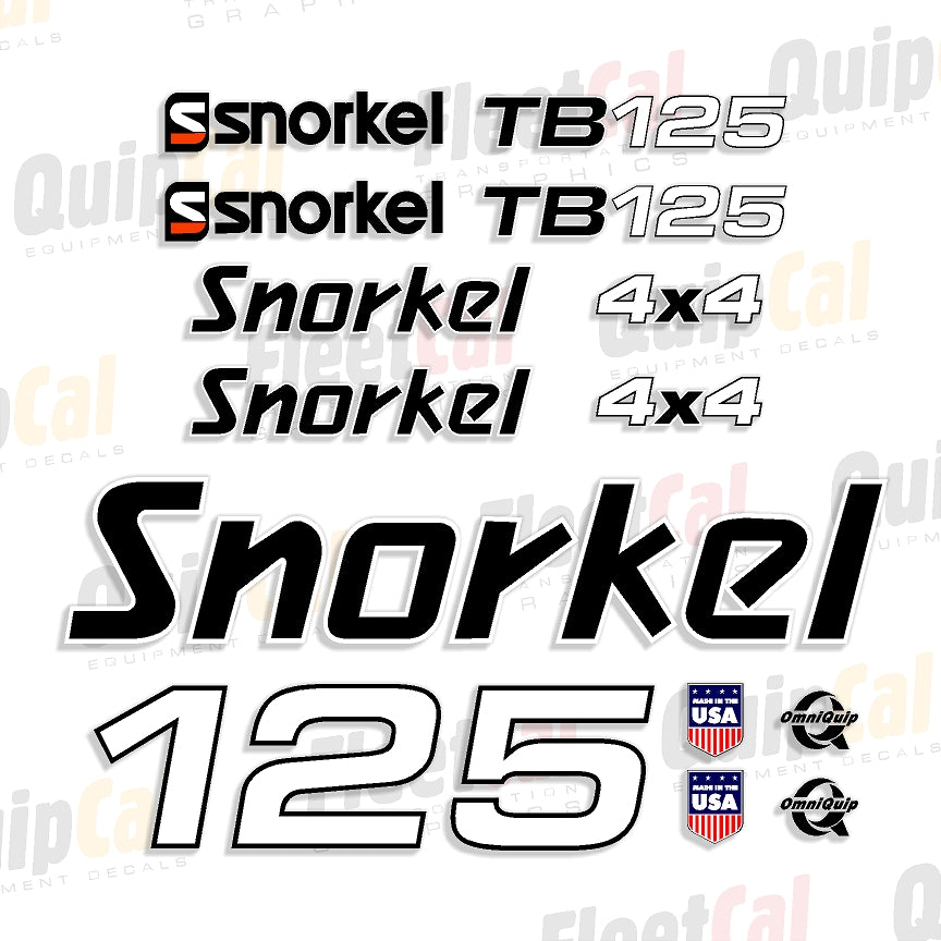 Snorkel Manlift Decals