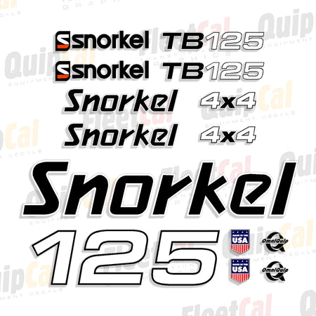 Snorkel Manlift Decals