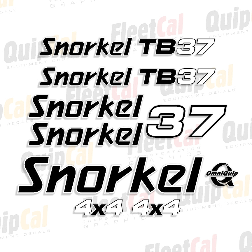 Snorkel Manlift Decals