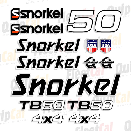 Snorkel Manlift Decals