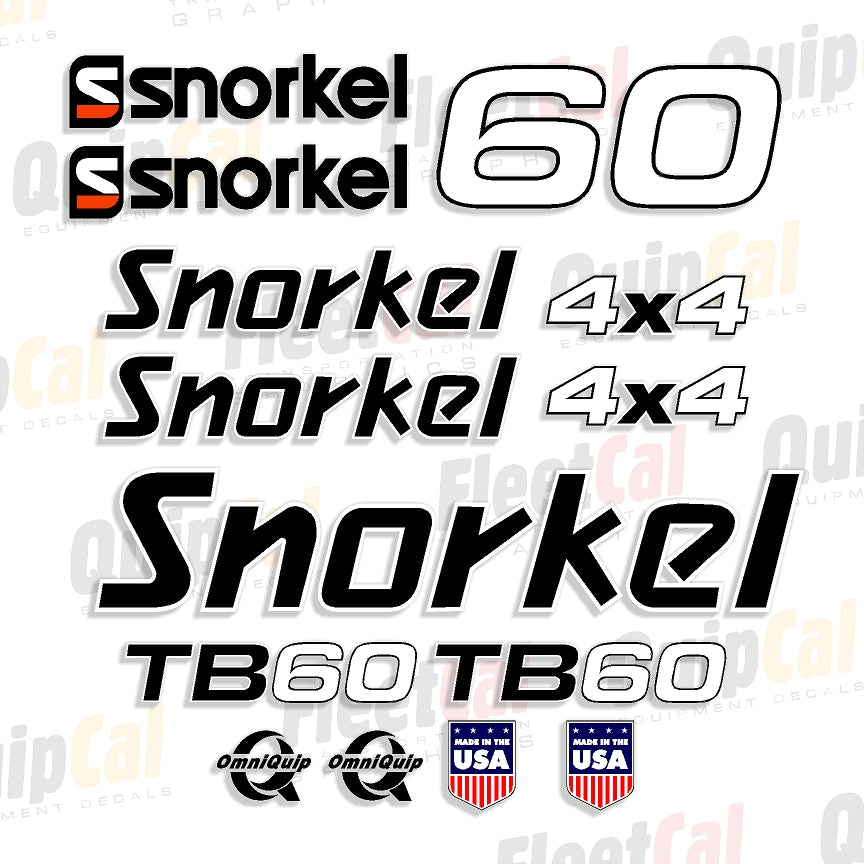 Snorkel Manlift Decals