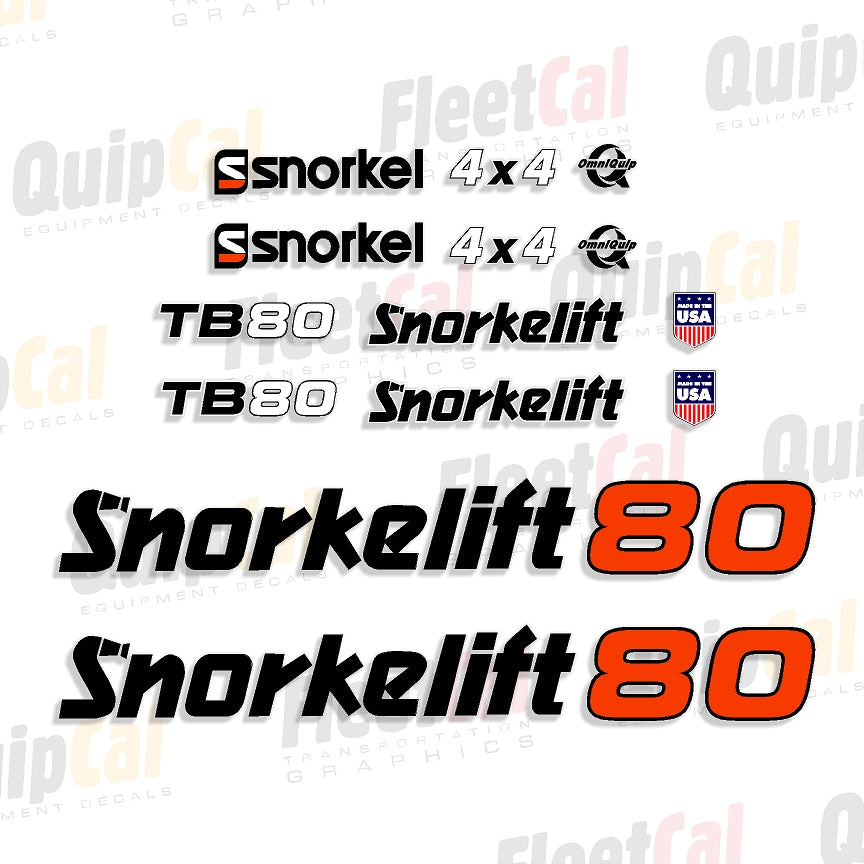 Snorkel Manlift Decals