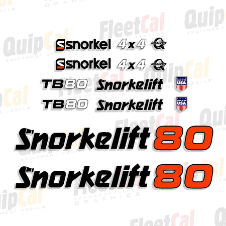 Snorkel Manlift Decals