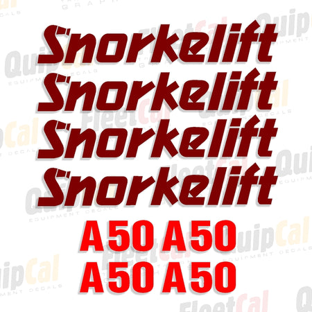 Snorkel Manlift Decals