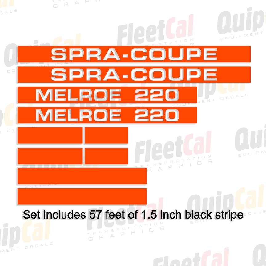 Spra-Coupe Spray Rig Decal Set