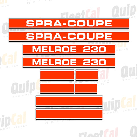 Spra-Coupe Spray Rig Decal Set