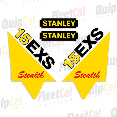 Stanley Hydraulic Breaker Decals