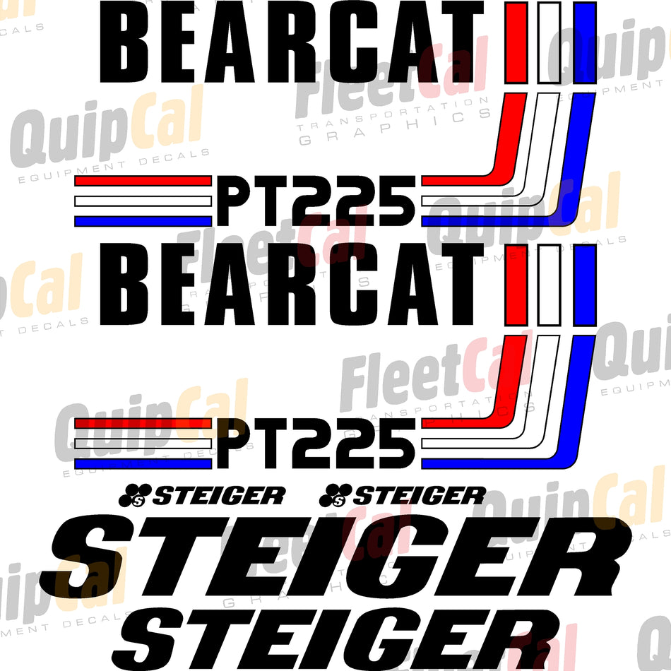 Steiger Bearcat PT225 Marking Decal Set