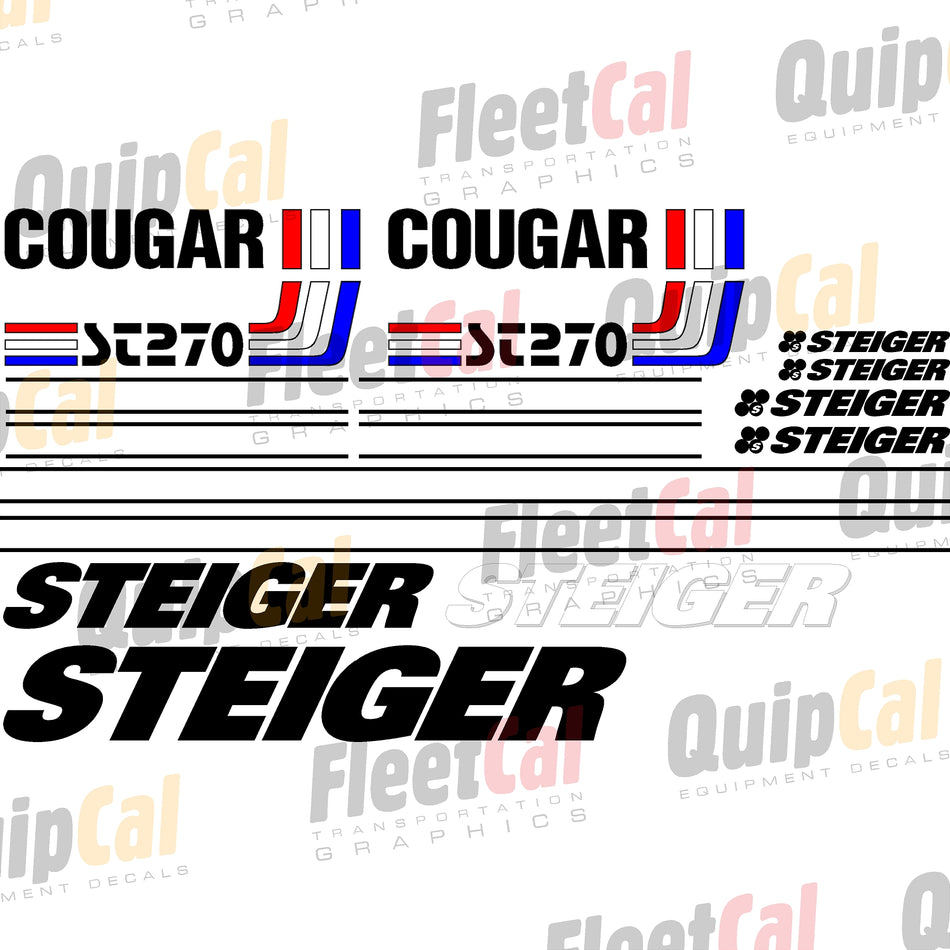 Steiger Cougar ST270 Marking Decal Set