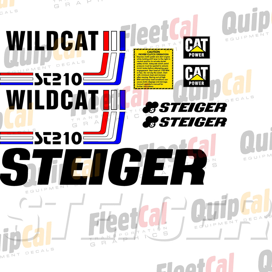 Steiger Wildcat ST210 Marking Decal Set