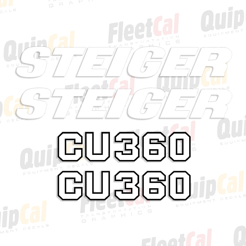 Steiger Tractor Decals