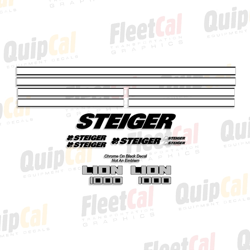 Steiger Tractor Decals