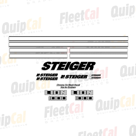 Steiger Tractor Decals