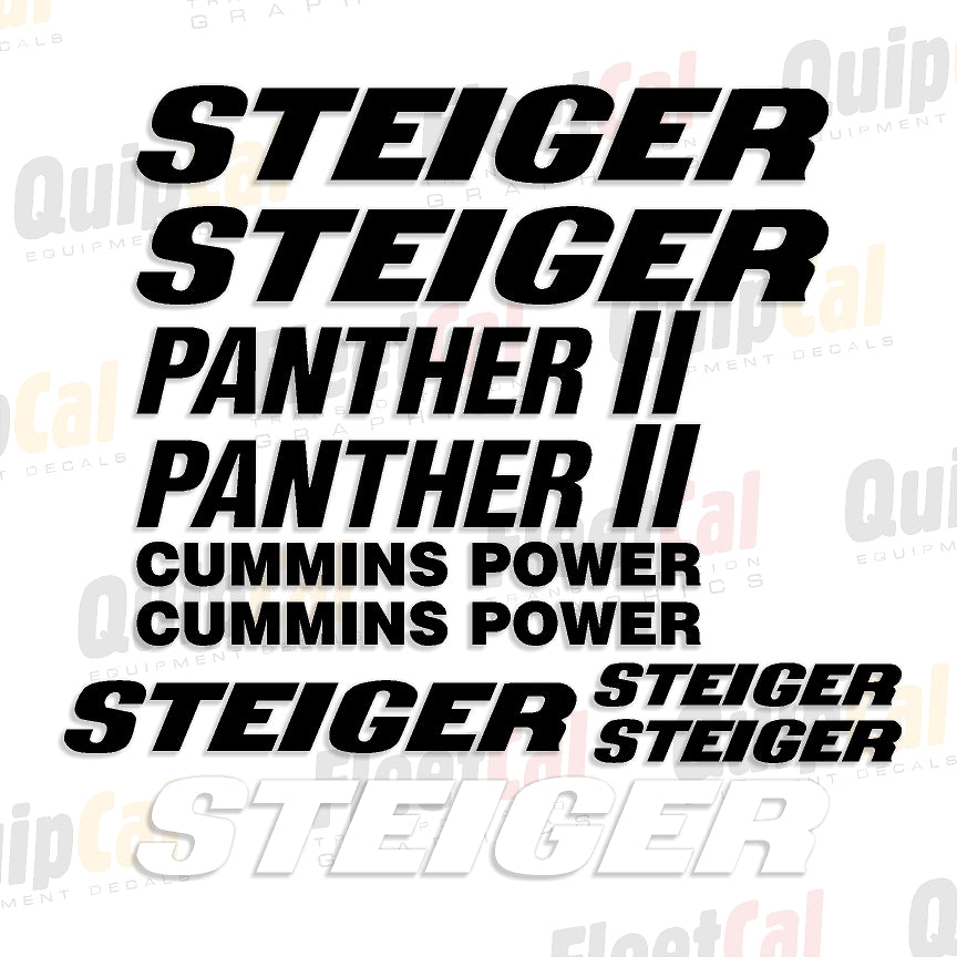 Steiger Tractor Decals