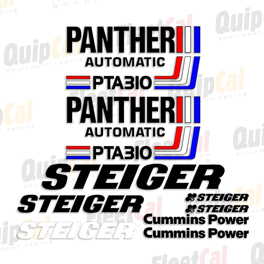 Steiger Tractor Decals