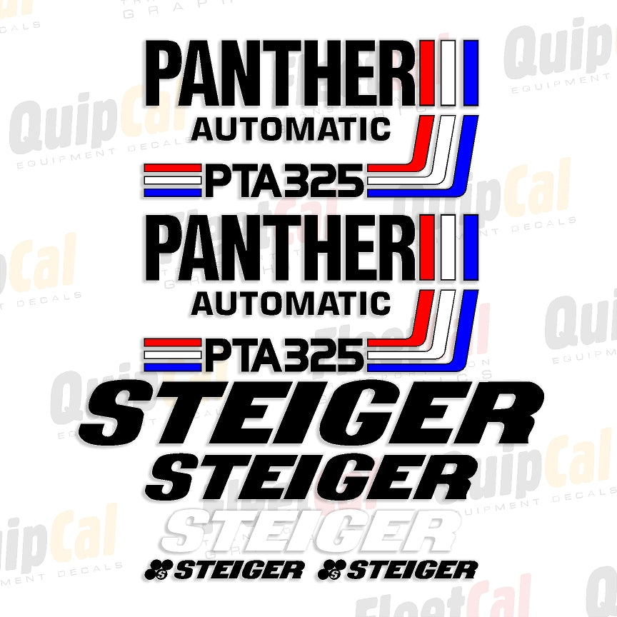 Steiger Panther PTA325 Tractor Marking Decal Set