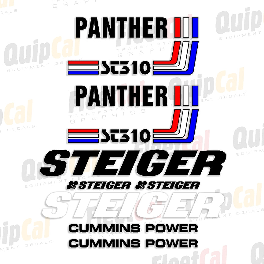 Steiger Tractor Decals