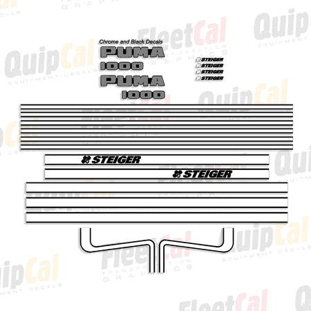 Steiger Tractor Decals