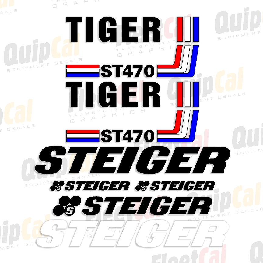 Steiger Tractor Decals