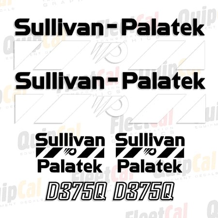 Sullivan Palatek Air Compressor Decals