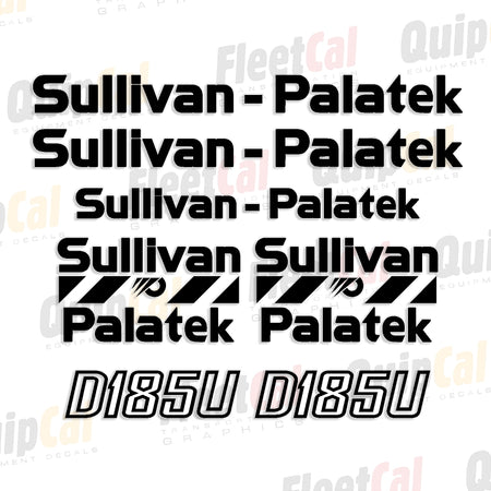 Sullivan Palatek Air Compressor Decals