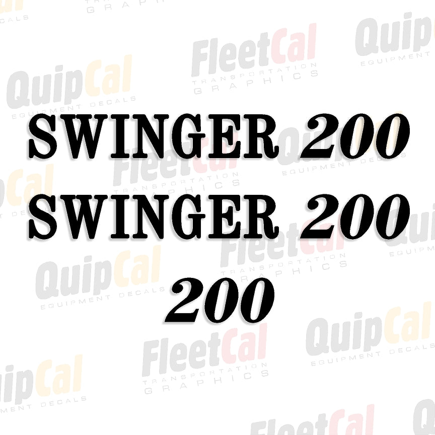 Swinger Wheel Loader Decals