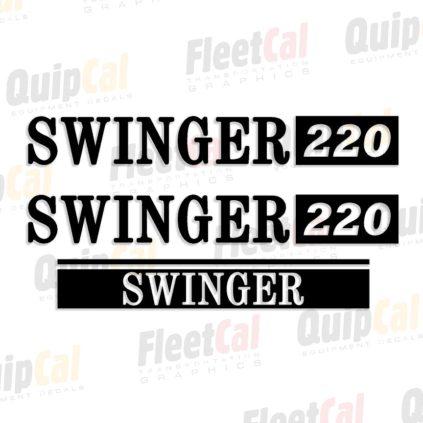 Swinger Wheel Loader Decals