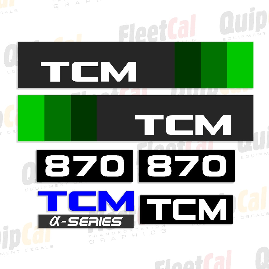 TCM Wheel Loader Decals