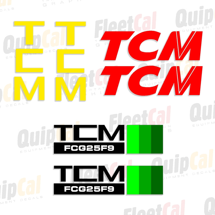 TCM Forklift Decals