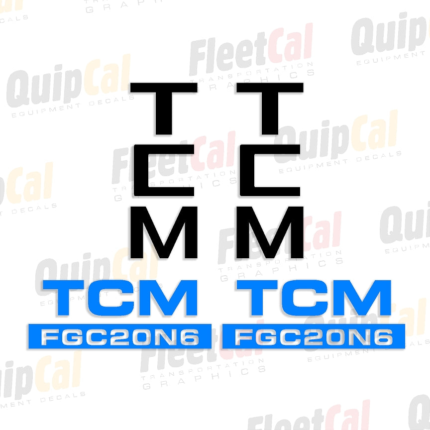 TCM Forklift Decals