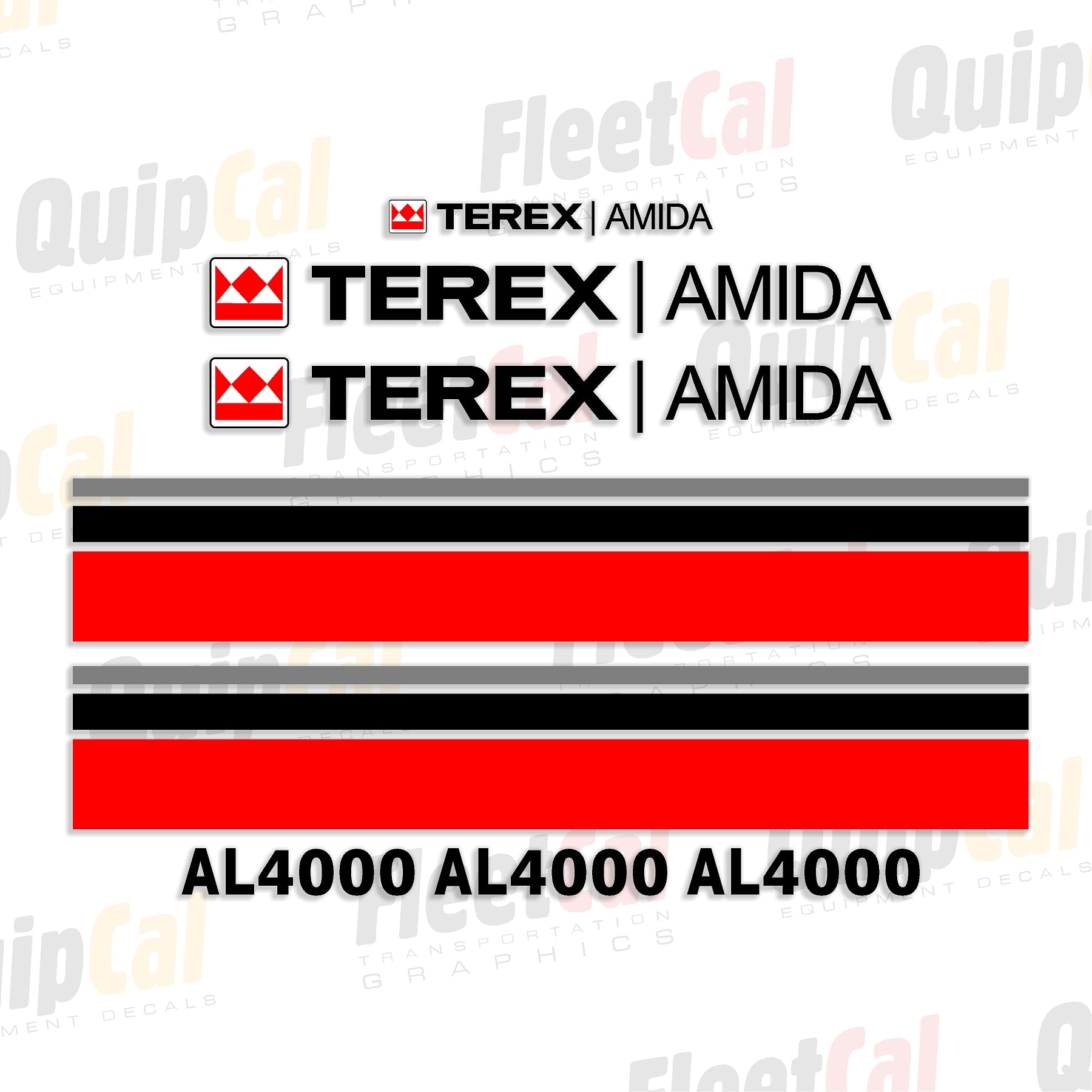 Decals for Terex Amida Light Towers